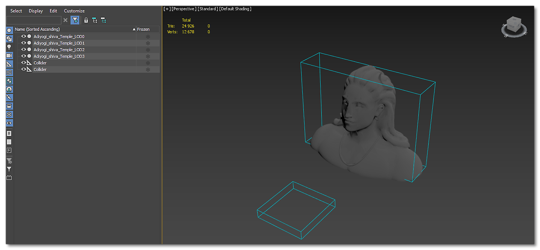 Linking The Collision Shapes To LoD0